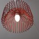 Suspension vintage metal red