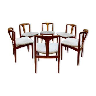 Set of 6 dining chairs 'Juliane' Johannes Andersen for Uldum