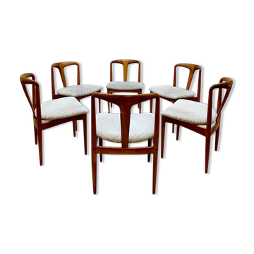 Set of 6 dining chairs 'Juliane' Johannes Andersen for Uldum