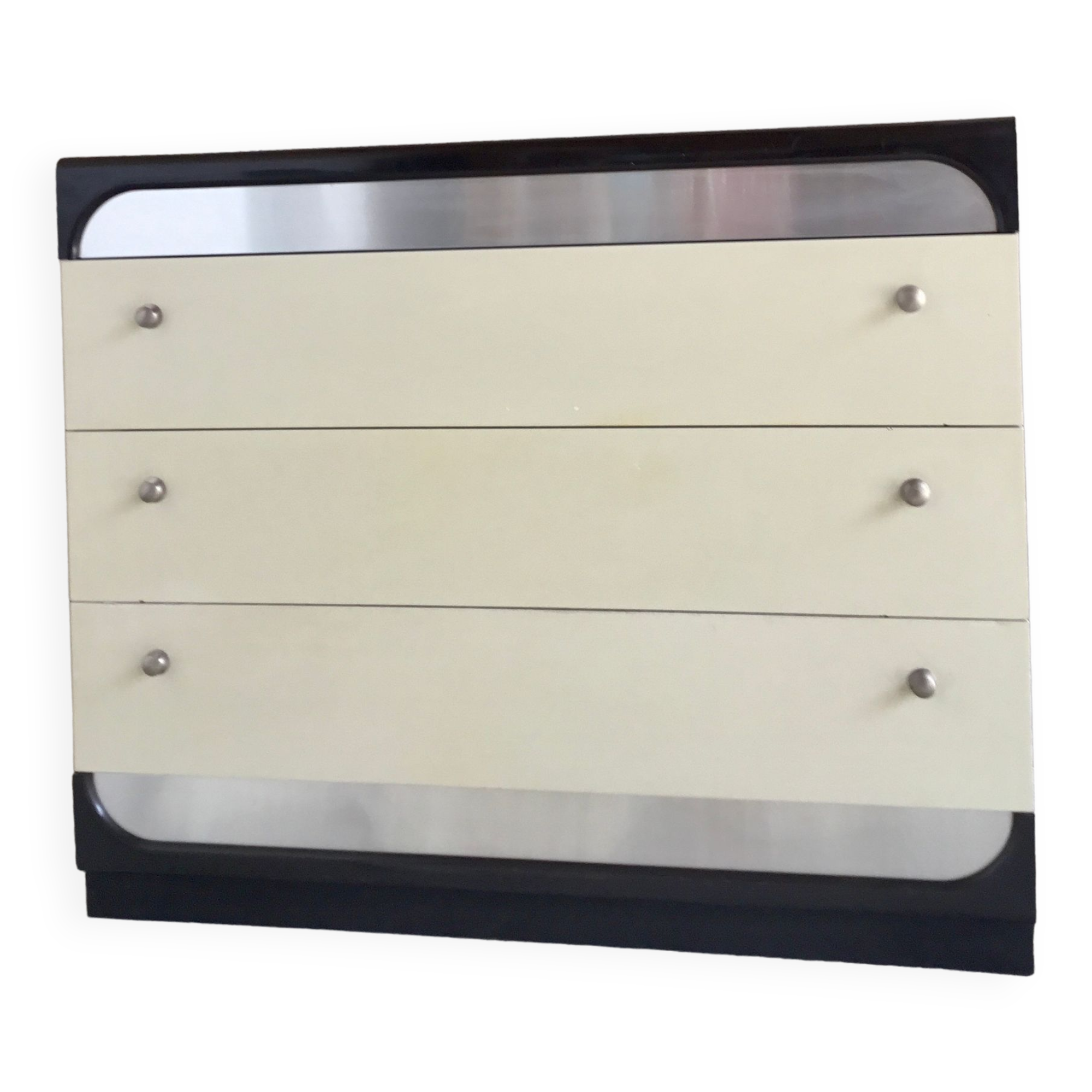Gamma chest of drawers 3 drawers - space age 1980