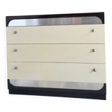 Gamma chest of drawers 3 drawers - space age 1980
