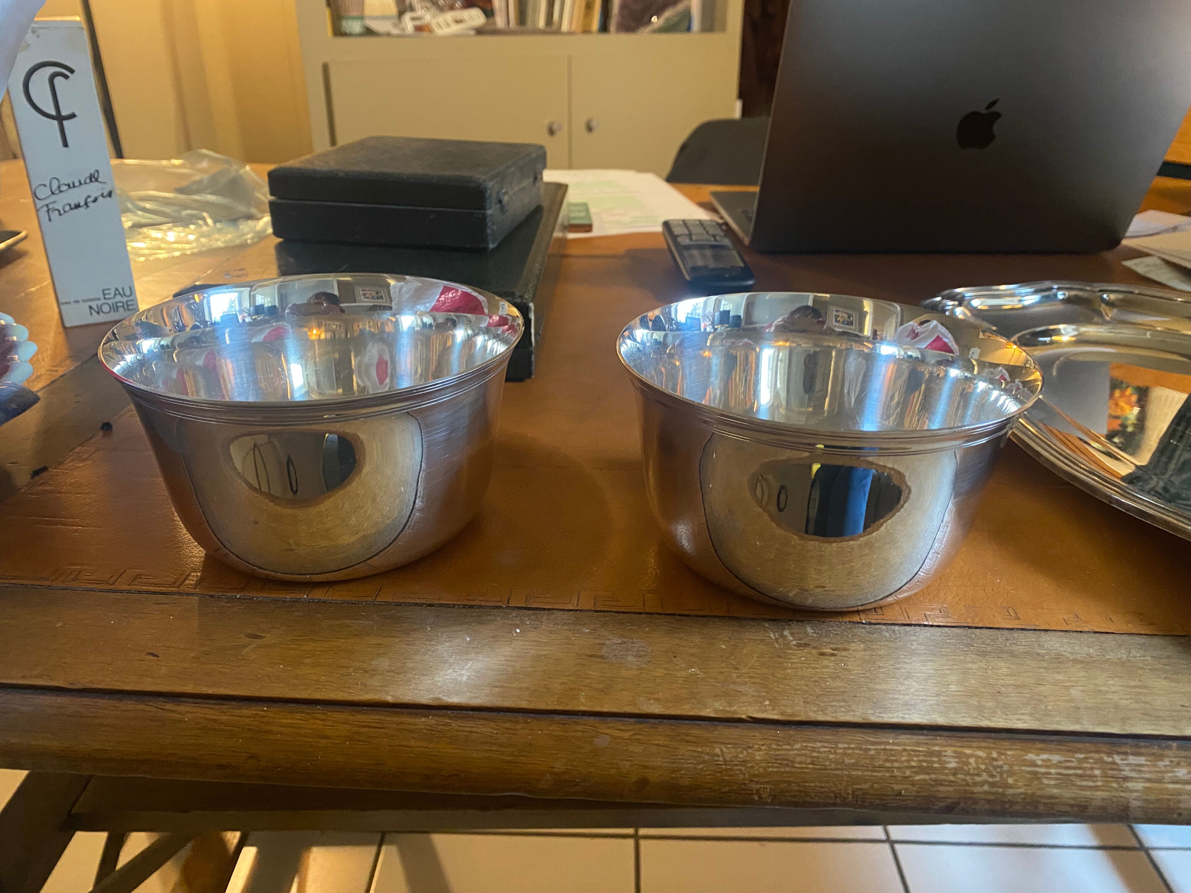 Pair of Hermès perfume bowls