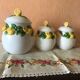 3 jars preservatives condiments onions garlic shallot decoration slurry Lemon