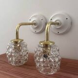 Bubble glass wall lights