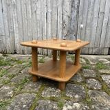 Table basse en pin vintage 1980