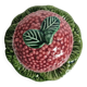Confiturier sucrier barbotine framboise vintage