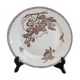 Round dish n°3 Choisy le Roi en Terre de Fer decoration fruits and insects