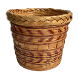 Rattan pot cover 70s