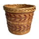 Rattan pot cover 70s