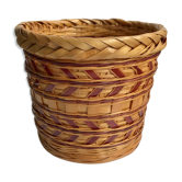 Rattan pot cover 70s