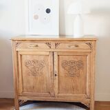 Parisian Art Deco sideboard in renovated oak