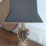 Lampe ananas en bronze