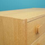 Commode en frêne, design danois, années 70, fabriqué au Danemark