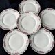 6 Art Deco porcelain dinner plates