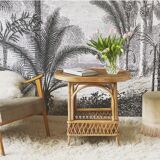 Rattan table 1970