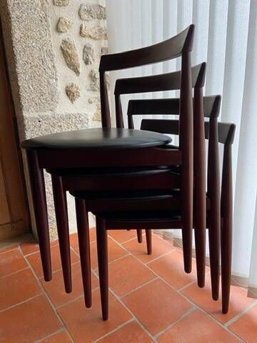 Ensemble danois "Roundette"  de 1952-53 de Frem Røjle pour Hans Holsen