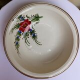Salad bowl in antique earthenware