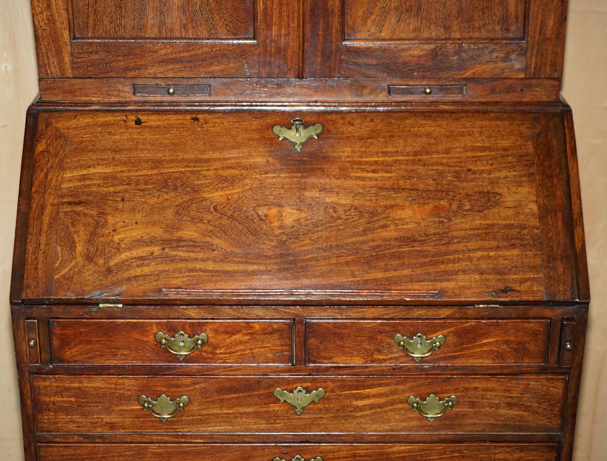 Colonial camphor wood library desk, George III period circa 1760.