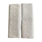 Set of 2 old napkins