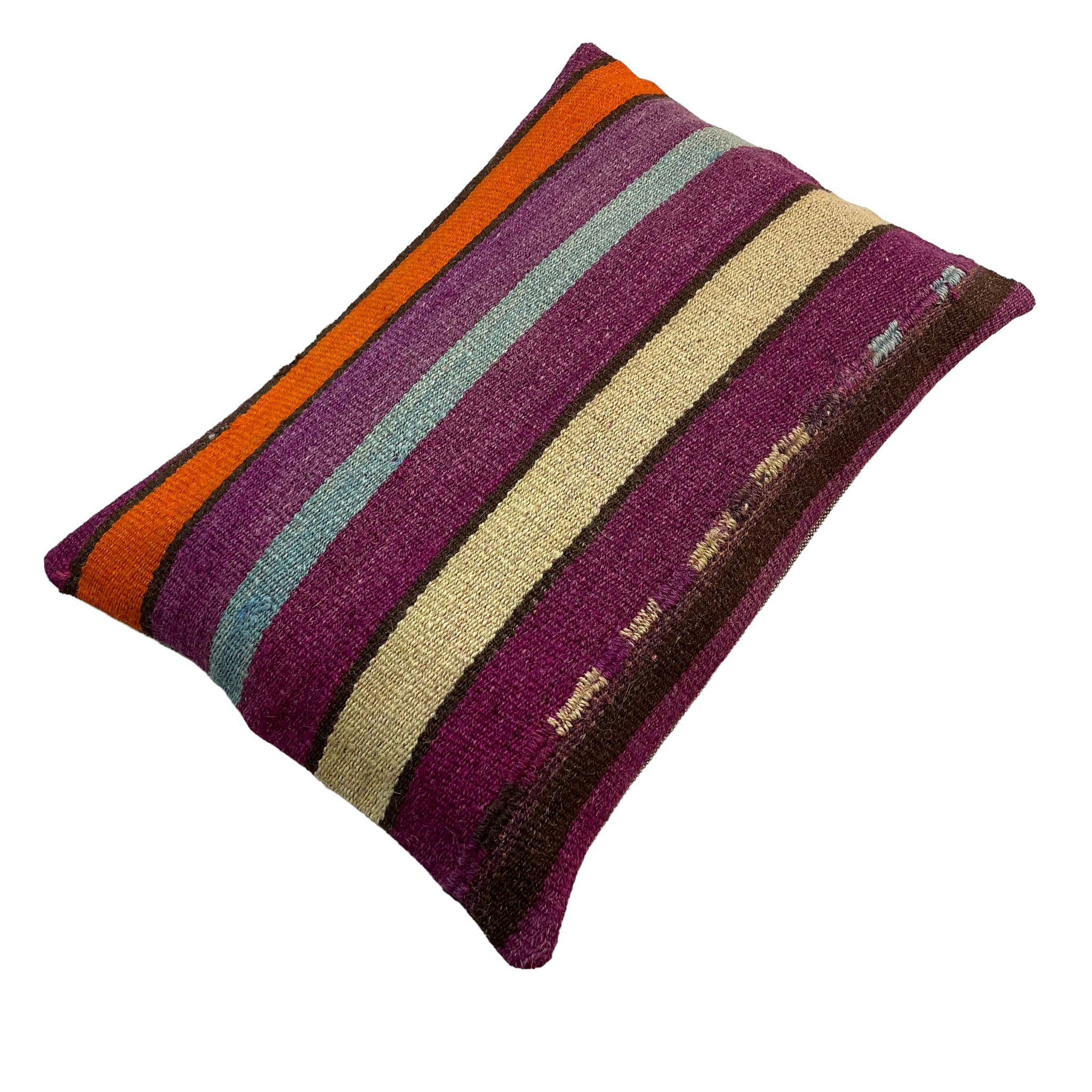 Housse de coussin vintage turque faite à la main 30 x 50 cm