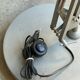 Grey metal floor lamp - industrial style