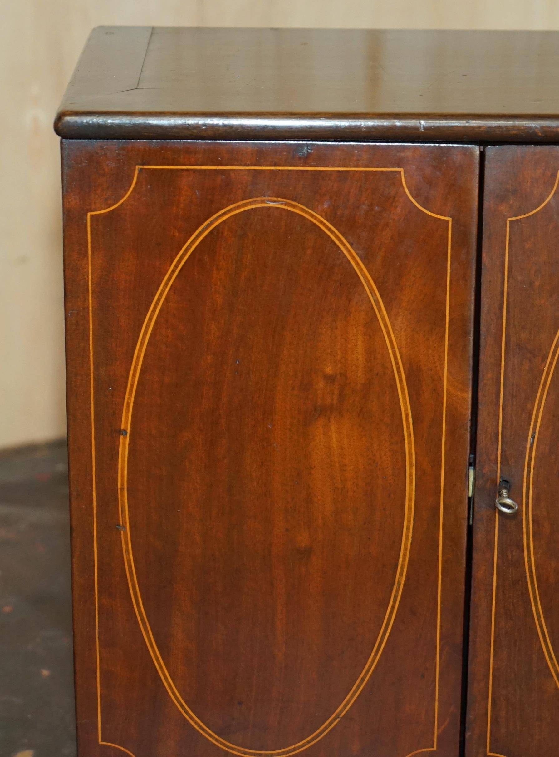Restored Georgian Sheraton cabinet, circa 1820.