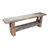 Wooden workbench xxl industrial character welder weathered 251cm