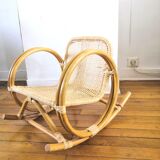 Rocking chair child design 70s