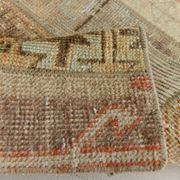 Tapis de couloir turc vintage beige crème, 80 x 224 cm