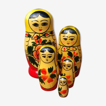 Traditional Russian dolls or Matryoshka