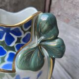 Set of two vases and a planter Luneville KG early 20th century