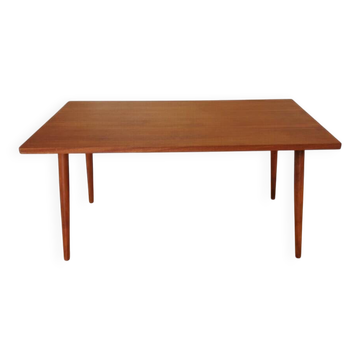 Mid-Century Modern Wooden Coffee Table: 1970s Vintage Lounge Decor