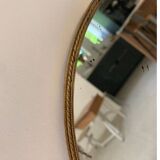 Brass mirror