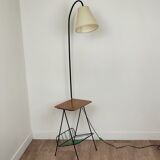 Floor lamp tablet and magazine holders 60s