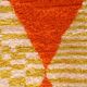 Handwoven coloured wool rug, 300 x 95 cm - R310