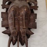 African twin mask Ivory Coast Senoufo