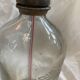 Siphon transparent tube bleu et rouge