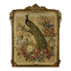 Cross-stitch tapestry in a Louis XVI style frame from around 1900.