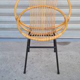 Rattan armchair