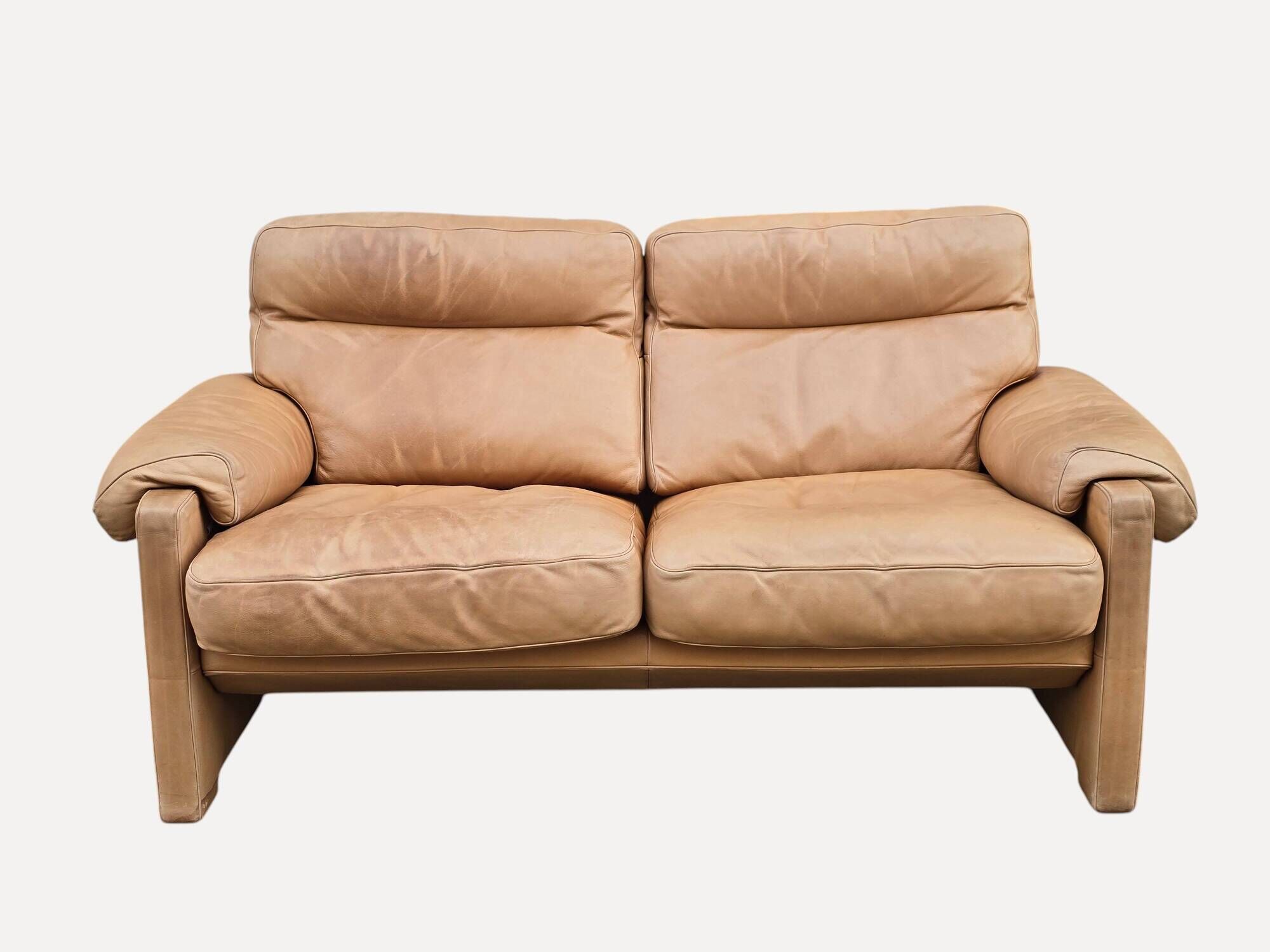 2-seater sofa by Sede DS-70 in leather - vintage - 1980s
