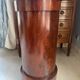 Somno Epoque Empire - Beautiful flamed mahogany - Original grey Sainte-Anne marble