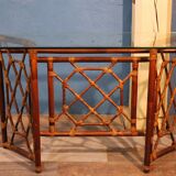 Vintage rattan desk