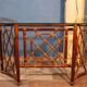 Bureau en rotin vintage