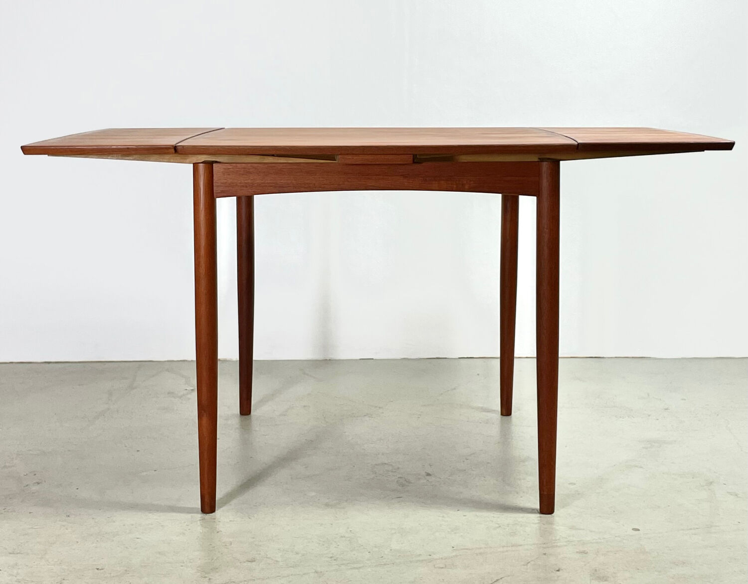 1960s Danish Rectangular Teak Extendable Dining Table