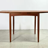 1960s Danish Rectangular Teak Extendable Dining Table