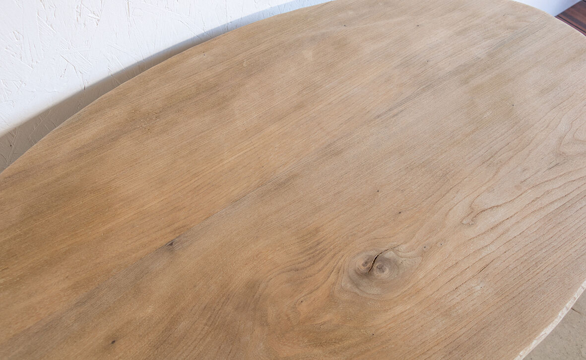 Coffee or extra table in raw wood