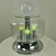 Italian Space Age Table Lamp with Effervescent Bubble Glass, 1970's