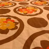 Ancienne nappe fleurs vintage