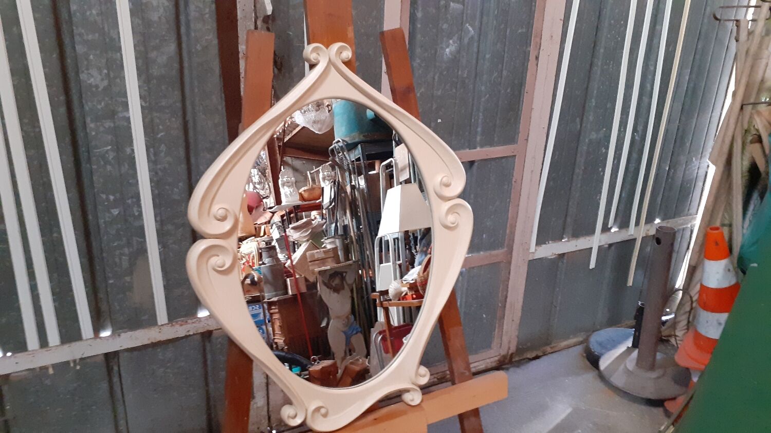 Art Deco mirror 76x60cm