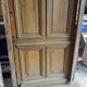Solid oak entrance door 19th century